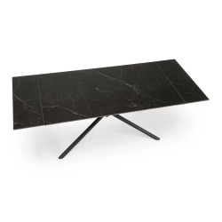 Стол раскладной Halmar Vitorino 160/220 (Black Marble) Thumb
