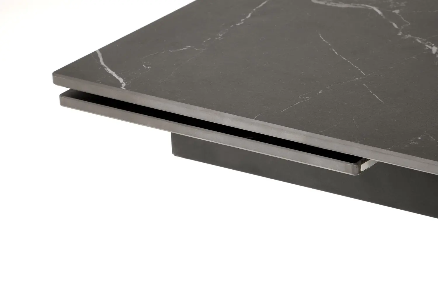 Стол раскладной Halmar Vitorino 160/220 (Black Marble)