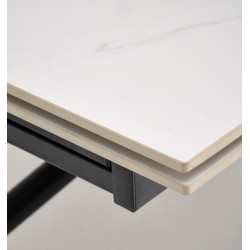 Masa extensibila Halmar Vitorino 160/220 (White Marble/Black) Thumb