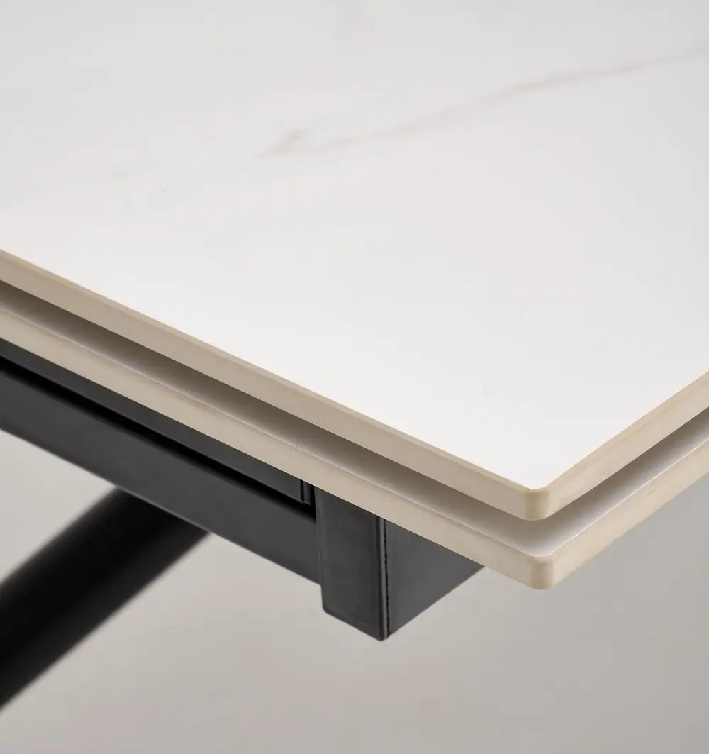Masa extensibila Halmar Vitorino 160/220 (White Marble/Black) - 4