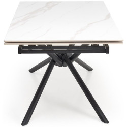 Masa extensibila Halmar Vitorino 160/220 (White Marble/Black) Thumb