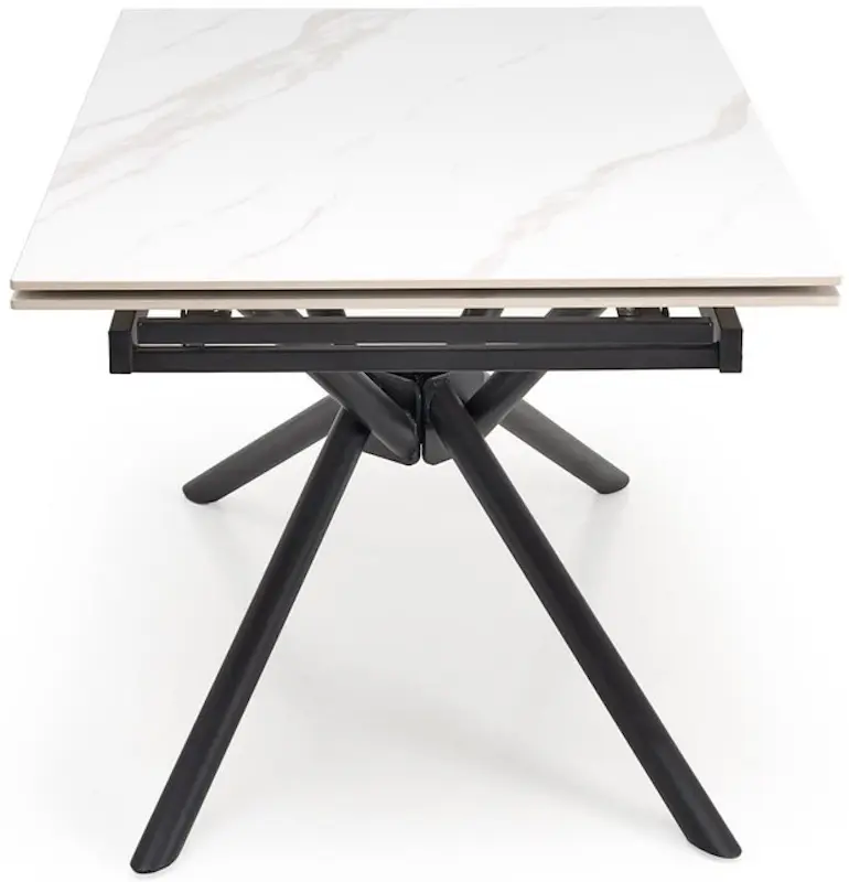 Masa extensibila Halmar Vitorino 160/220 (White Marble/Black) - 5