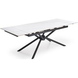 Masa extensibila Halmar Vitorino 160/220 (White Marble/Black) Thumb