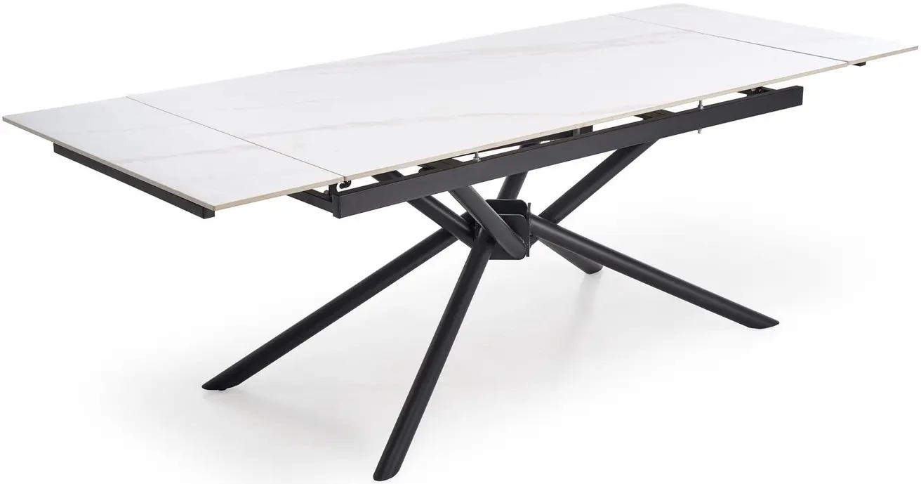 Masa extensibila Halmar Vitorino 160/220 (White Marble/Black) - 6