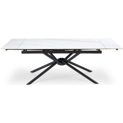 Masa extensibila Halmar Vitorino 160/220 (White Marble/Black) Thumb