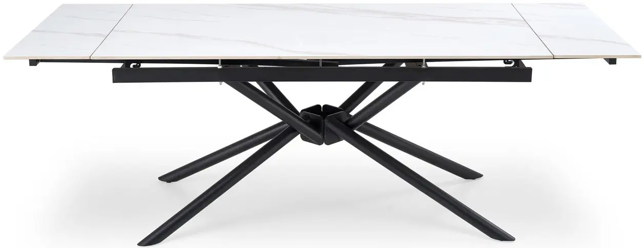 Masa extensibila Halmar Vitorino 160/220 (White Marble/Black) - 9