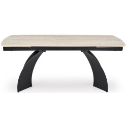 Стол раскладной Halmar Vitrus (Light Travertine/Black) Thumb