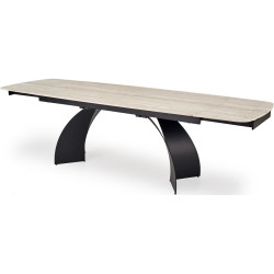 Стол раскладной Halmar Vitrus (Light Travertine/Black) Thumb