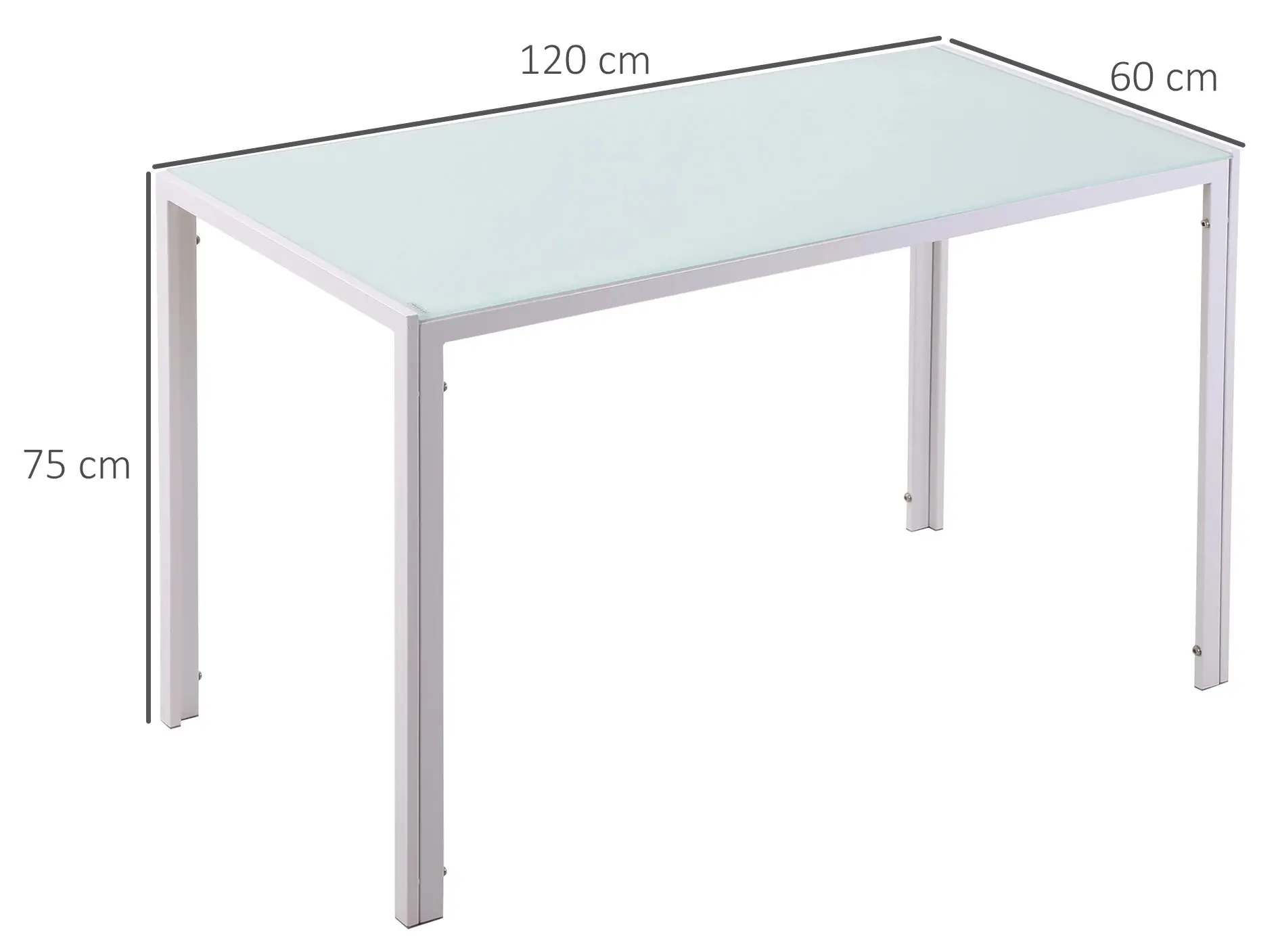 Masa Homcom 835-479WT (White) - 4