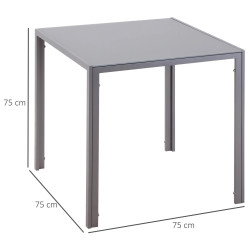 Masa Homcom 835-480 (Grey) Thumb