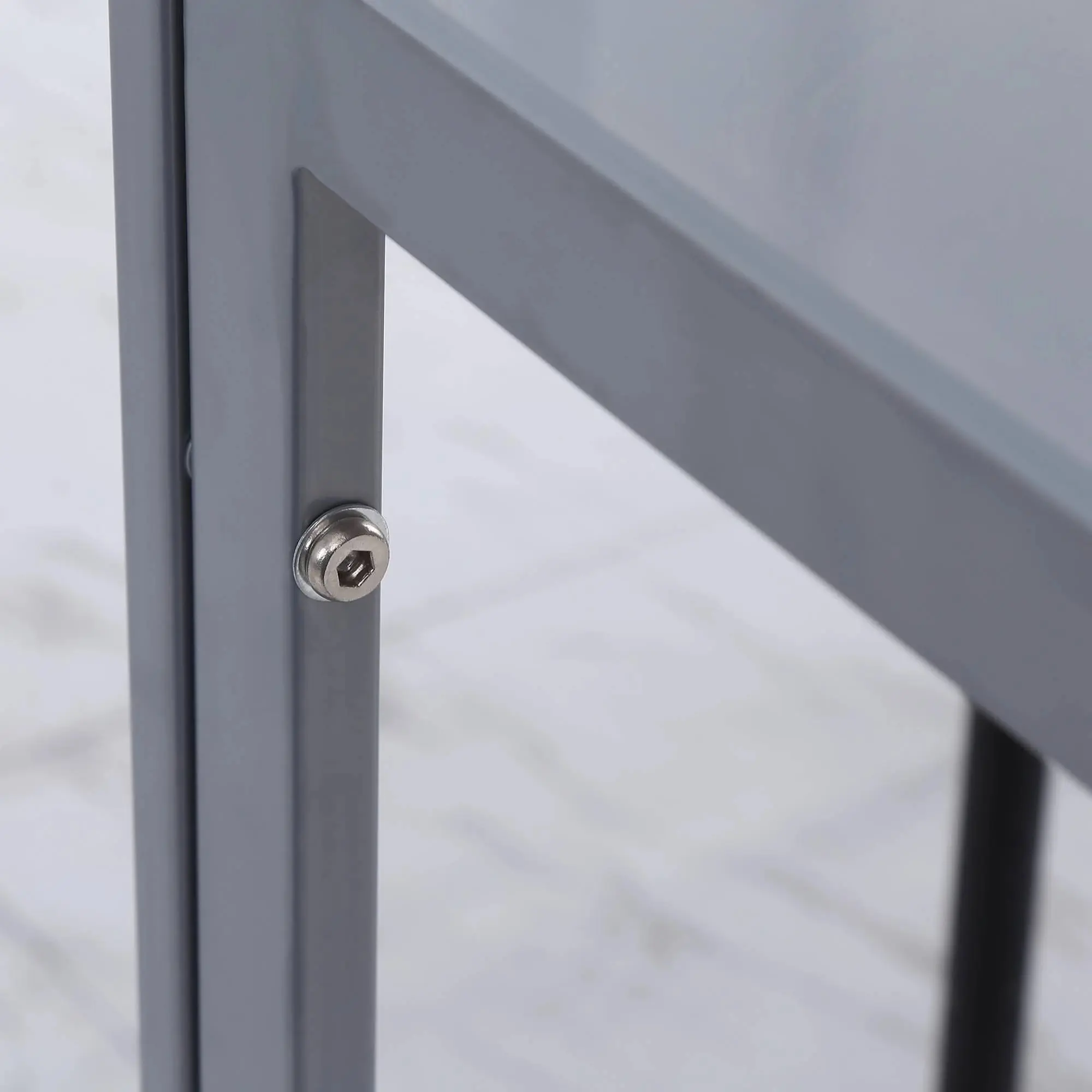 Masa Homcom 835-480 (Grey) - 7