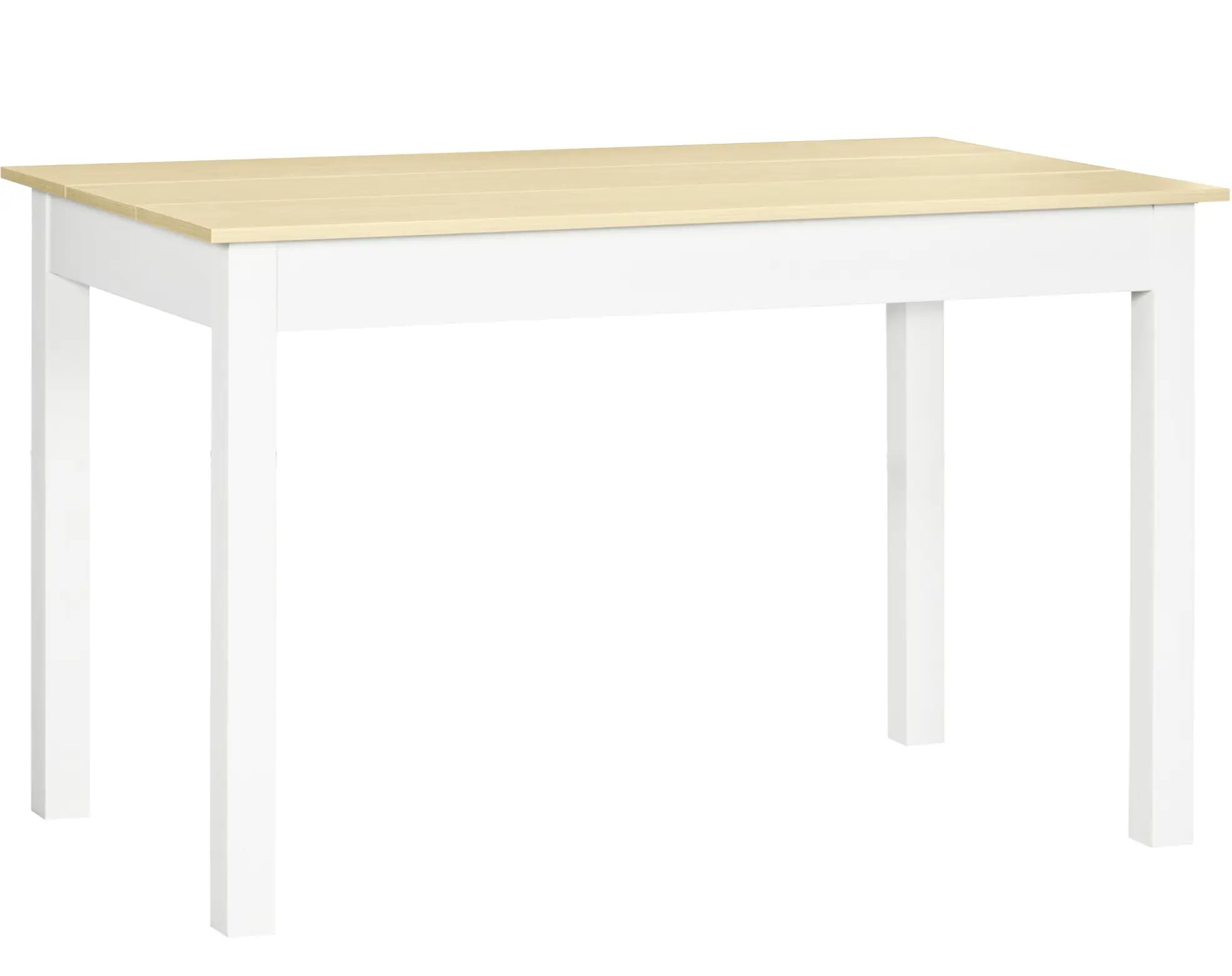 Стол Homcom 835-891V00WT (White/Natural) - 12