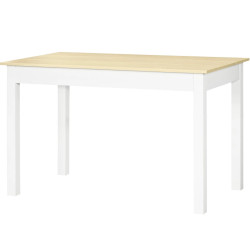 Стол Homcom 835-891V00WT (White/Natural) Thumb