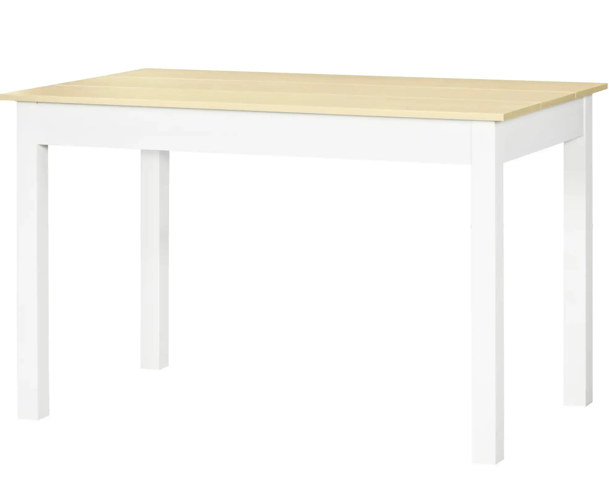 Стол Homcom 835-891V00WT (White/Natural) - 13
