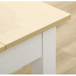 Стол Homcom 835-891V00WT (White/Natural) Thumb