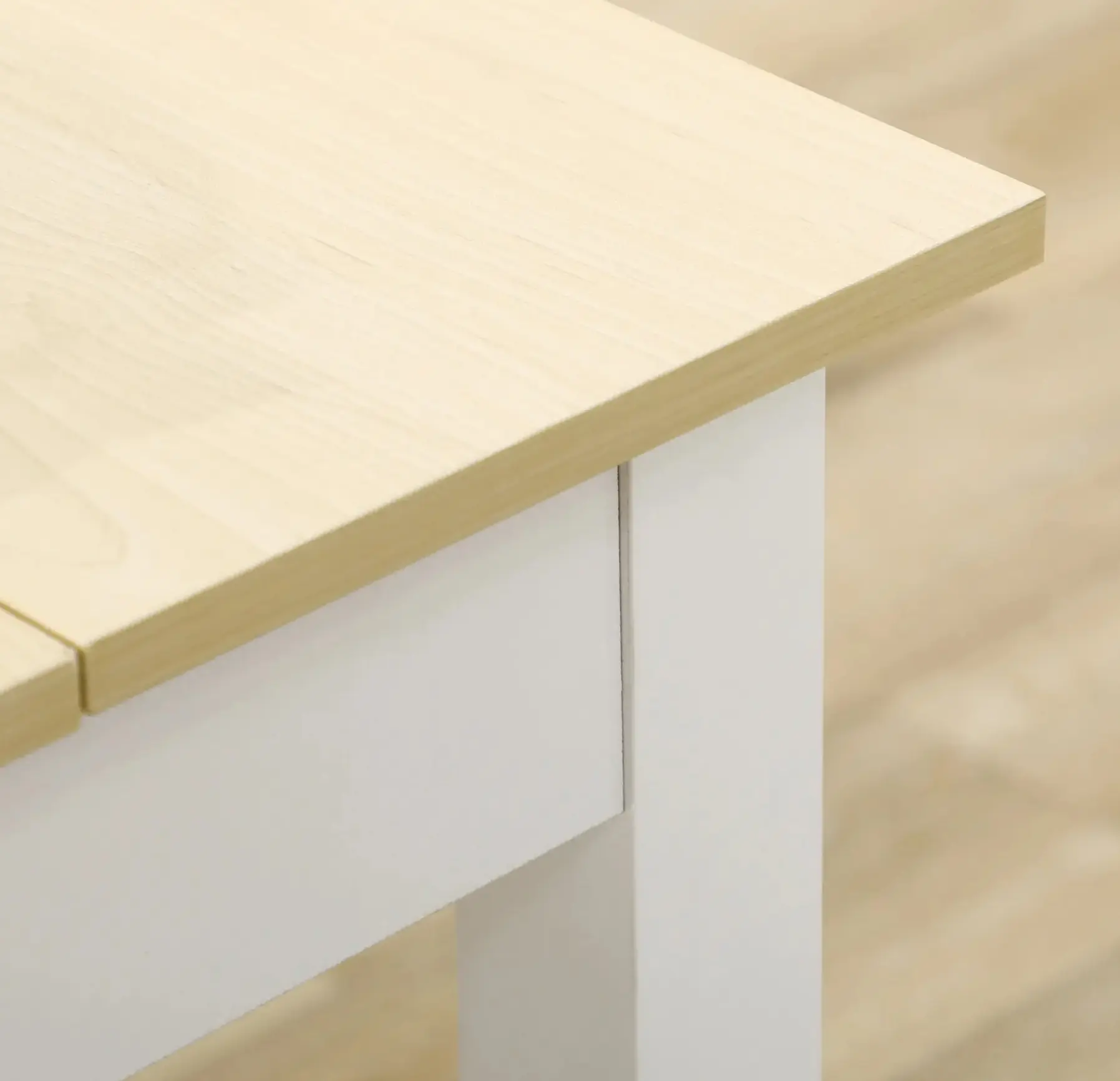 Стол Homcom 835-891V00WT (White/Natural) - 4