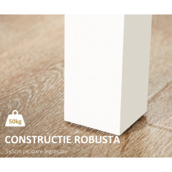 Стол Homcom 835-891V00WT (White/Natural) Thumb