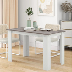 Стол Homcom 835-898V80GY (Grey/White)