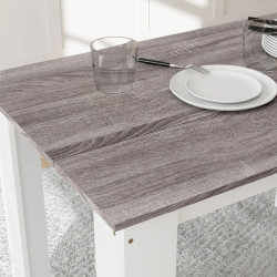 Стол Homcom 835-898V80GY (Grey/White) Thumb