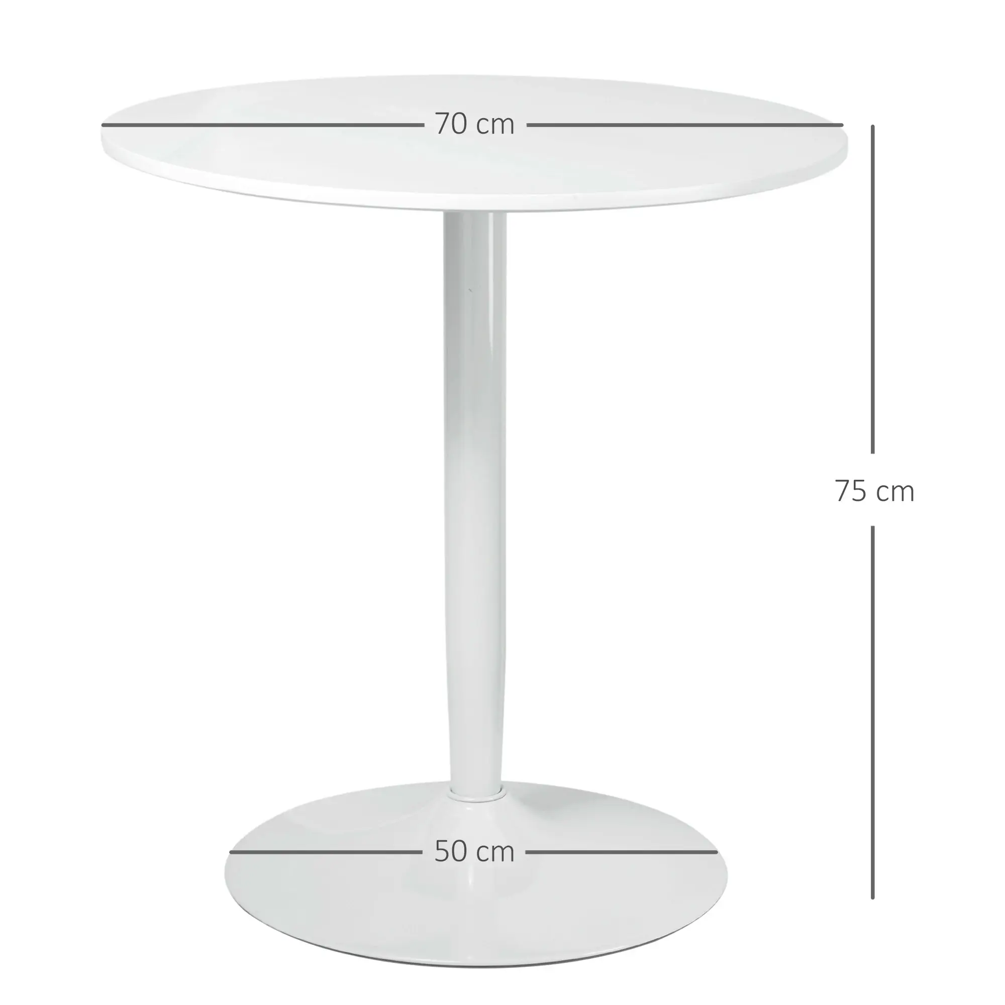 Стол Homcom 835-951V80WT (White) - 4