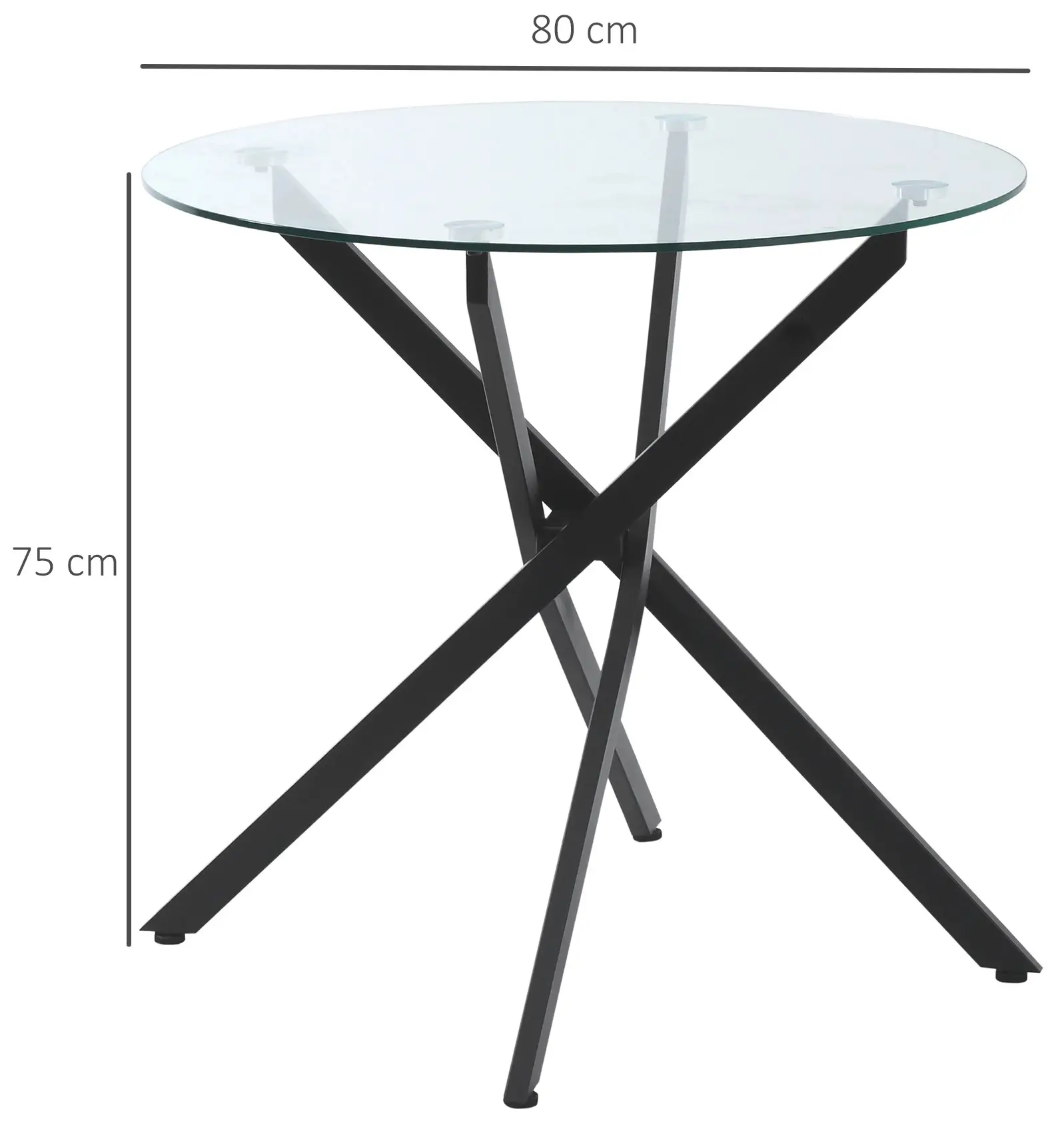 Стол Homcom 839-079 (Black) - 3