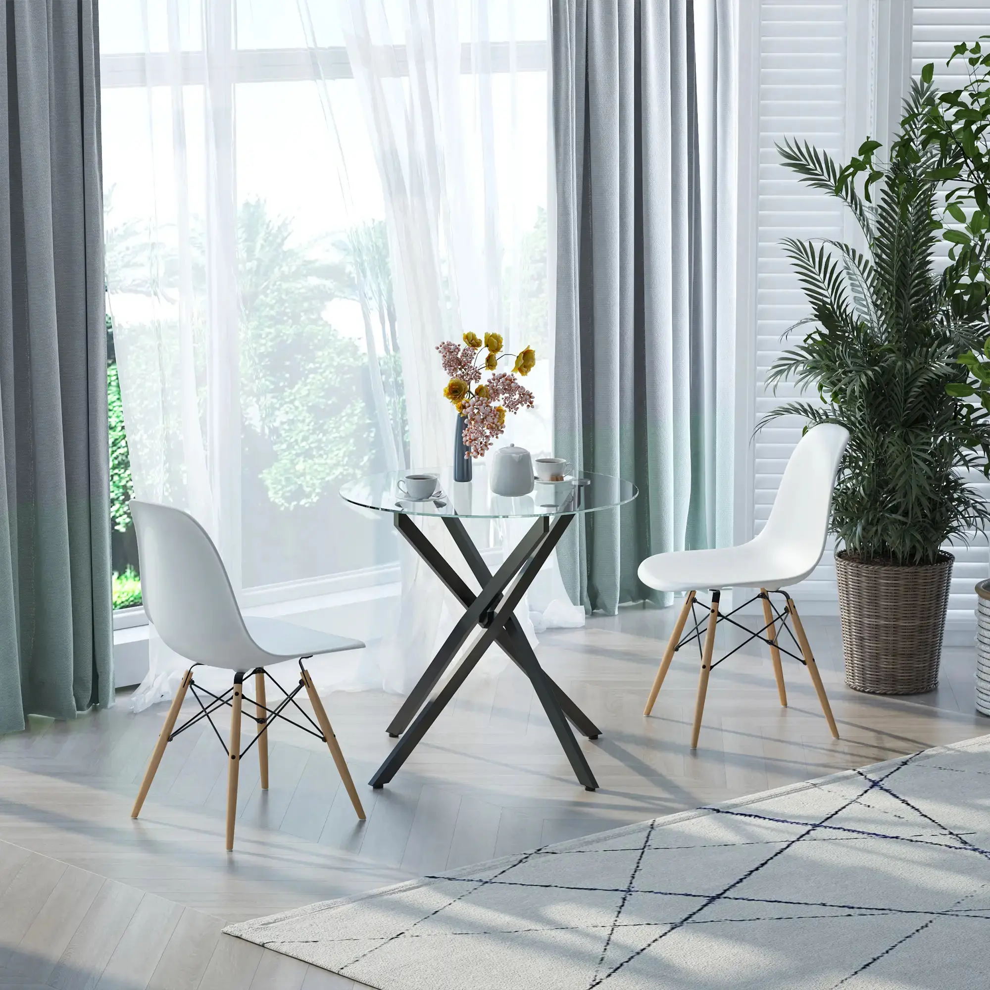 Стол Homcom 839-079 (Black) - 8