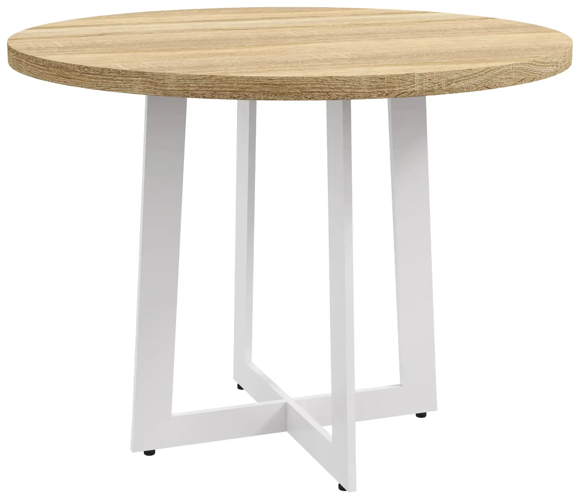 Masa Homcom 83A-074V01ND (Natural/White) - 3