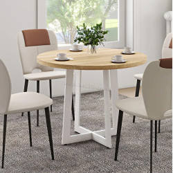 Стол Homcom 83A-074V01ND (Natural/White)