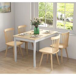 Masa Homcom 83A-103V00ND (Natural/White)