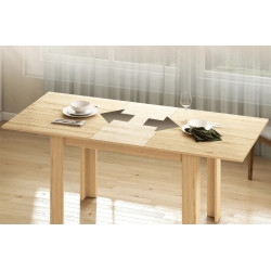 Masa extensibila Homcom 83A-280V00ND (Natural) Thumb