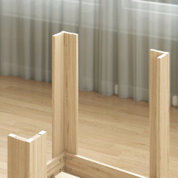 Masa extensibila Homcom 83A-280V00ND (Natural) Thumb