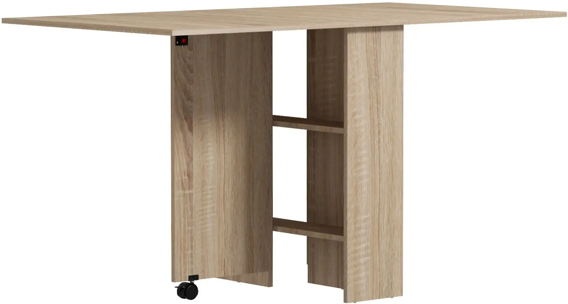 Masa pliabila Homcom 835-058V01ND 23/140x75x74 cm (Natural Wood)