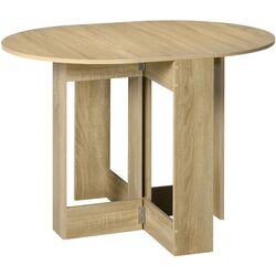 Стол складной Homcom 835-319V00AK 30/104x76x73 cm (Oak) Thumb
