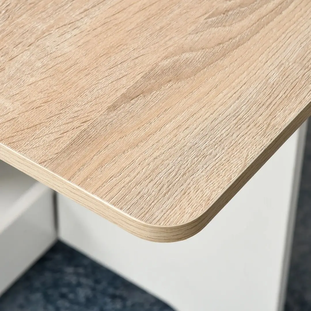 Стол складной Homcom 835-339 38/118x80x72 cm (White/Wood) - 6
