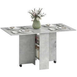 Masa pliabila Homcom 835-621V00GY (Grey) Thumb