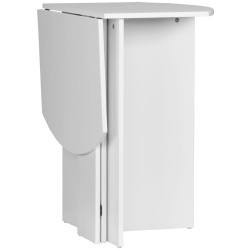 Masa pliabila Homcom 835-650WT (White) Thumb