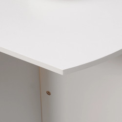 Masa pliabila Homcom 835-650WT (White) Thumb