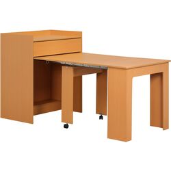 Стол складной Homcom 835-682GY 180/52х84x100 cm (Natural Wood) Thumb