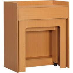 Стол складной Homcom 835-682GY 180/52х84x100 cm (Natural Wood) Thumb