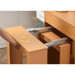 Стол складной Homcom 835-682GY 180/52х84x100 cm (Natural Wood) Thumb