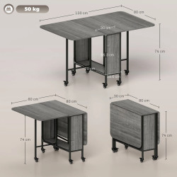 Стол складной Homcom 835-789V00GY (Grey) Thumb