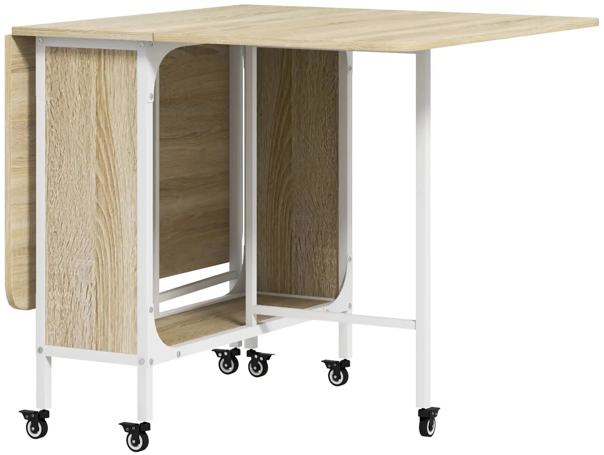 Masa pliabila Homcom 835-789V00ND (Natural) - 2