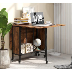 Masa pliabila Homcom 835-789V00RB (Rustic Brown) Thumb