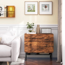 Masa pliabila Homcom 835-789V00RB (Rustic Brown) Thumb