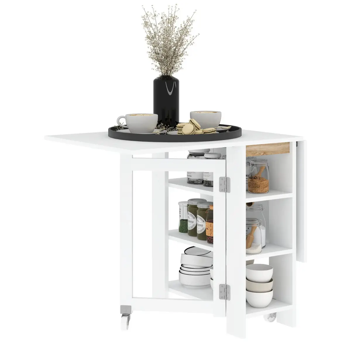 Стол складной Homcom 83A-112V80WT (White) - 2
