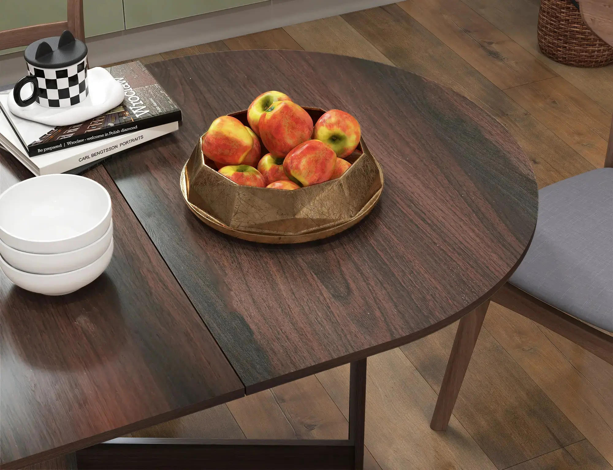 Стол складной Homcom 83A-116V80BN (Brown) - 5