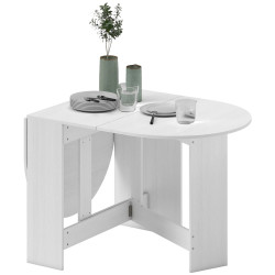 Masa pliabila Homcom 83A-116V80WT (White) Thumb