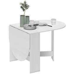 Masa pliabila Homcom 83A-116V80WT (White) Thumb