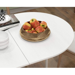 Masa pliabila Homcom 83A-116V80WT (White) Thumb