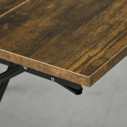 Masa pliabila Homcom 83A-150V80RB (Rustic Brown) Thumb